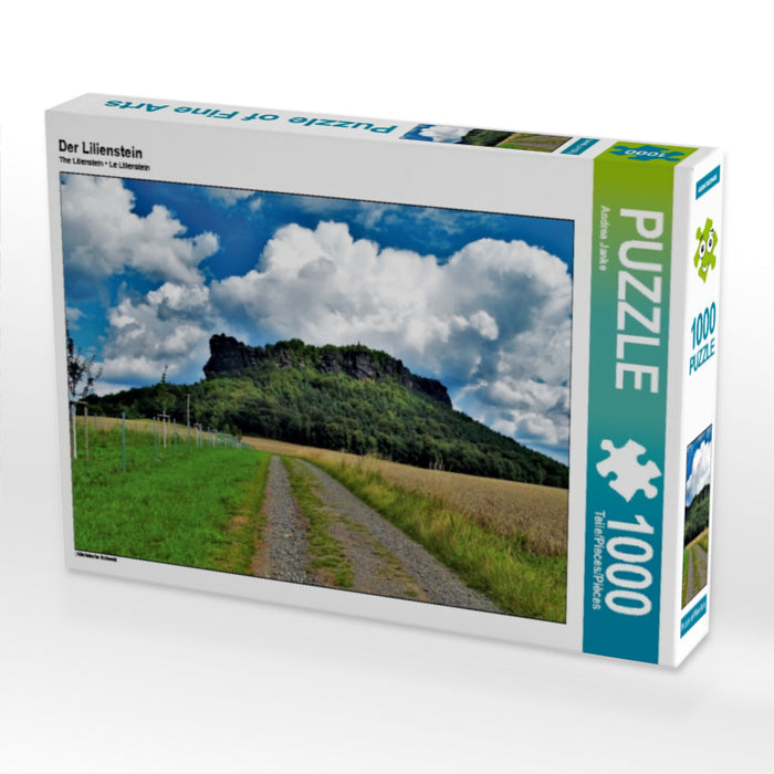 Der Lilienstein 1000 Teile Puzzle quer - CALVENDO Foto-Puzzle'