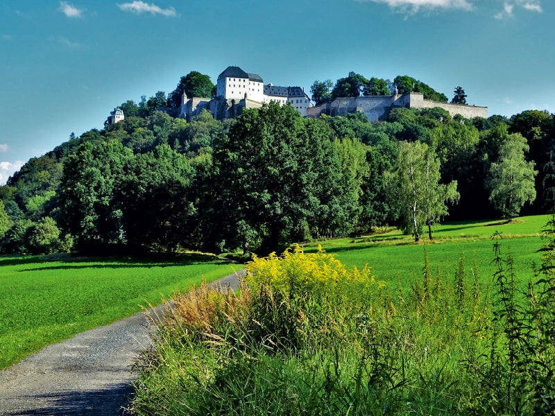 Festung Königstein 1000 Teile Puzzle quer - CALVENDO Foto-Puzzle'