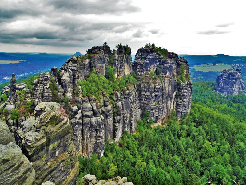 Auf den Schrammsteinen 1000 Teile Puzzle quer - CALVENDO Foto-Puzzle'
