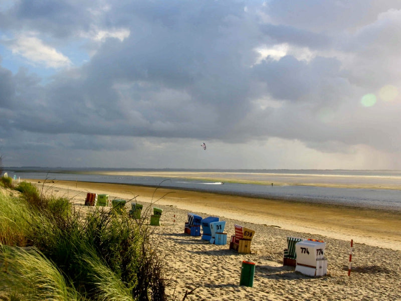 Kite beach on Langeoog - CALVENDO photo puzzle 