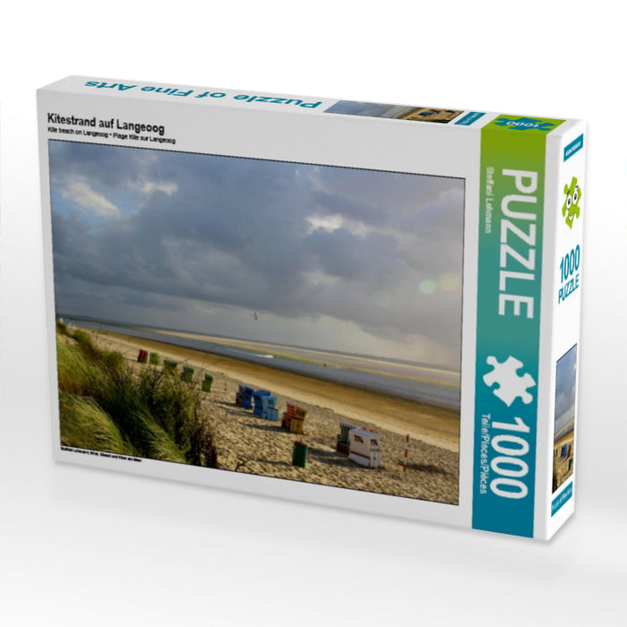 Kite beach on Langeoog - CALVENDO photo puzzle 