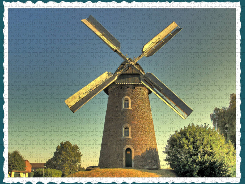 Scholten-Mühle in Rees, 1849, Turmholländer - CALVENDO Foto-Puzzle'