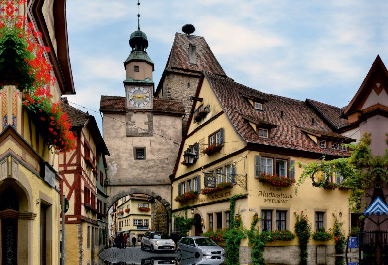 Premium Textil-Leinwand Markusturm