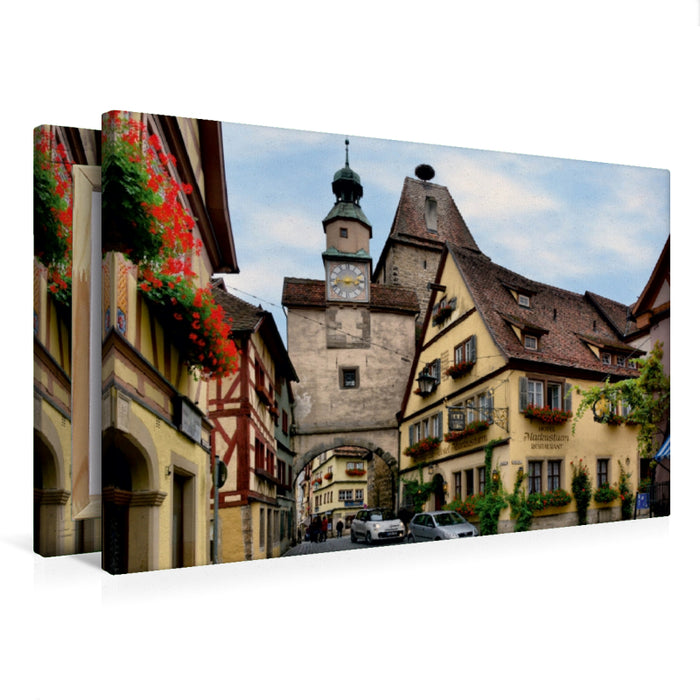 Premium Textil-Leinwand Markusturm