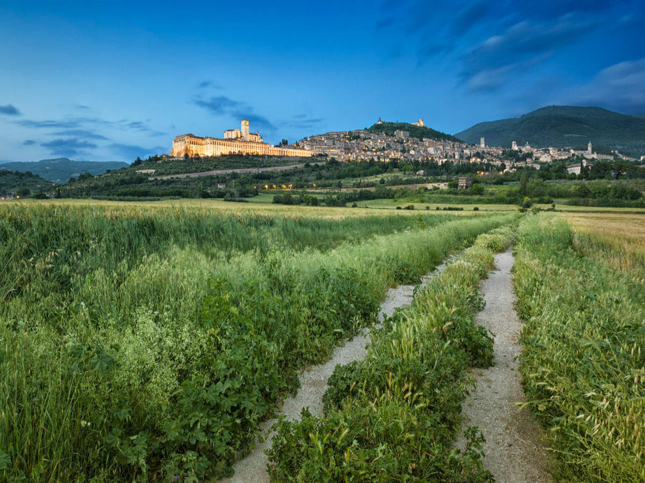 Assisi bei Nacht - CALVENDO Foto-Puzzle'