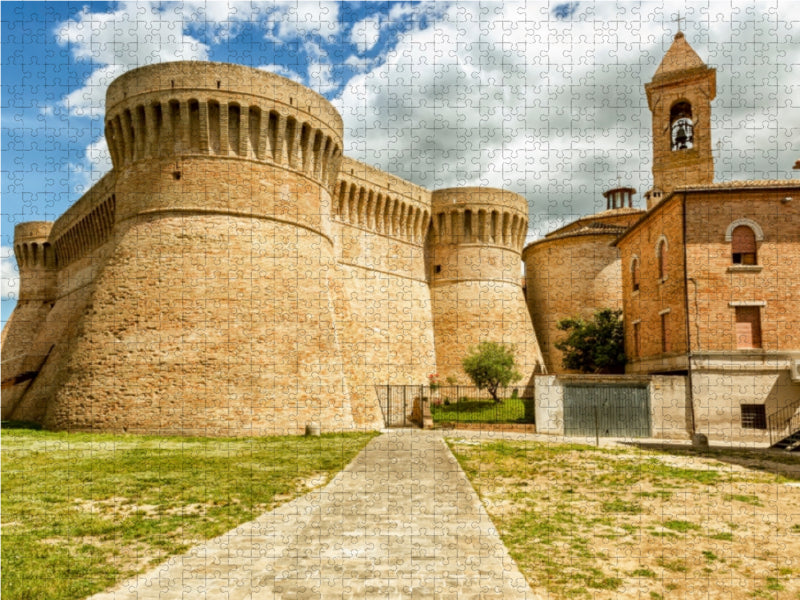 Burg von Urbisaglia 1000 Teile Puzzle quer - CALVENDO Foto-Puzzle'