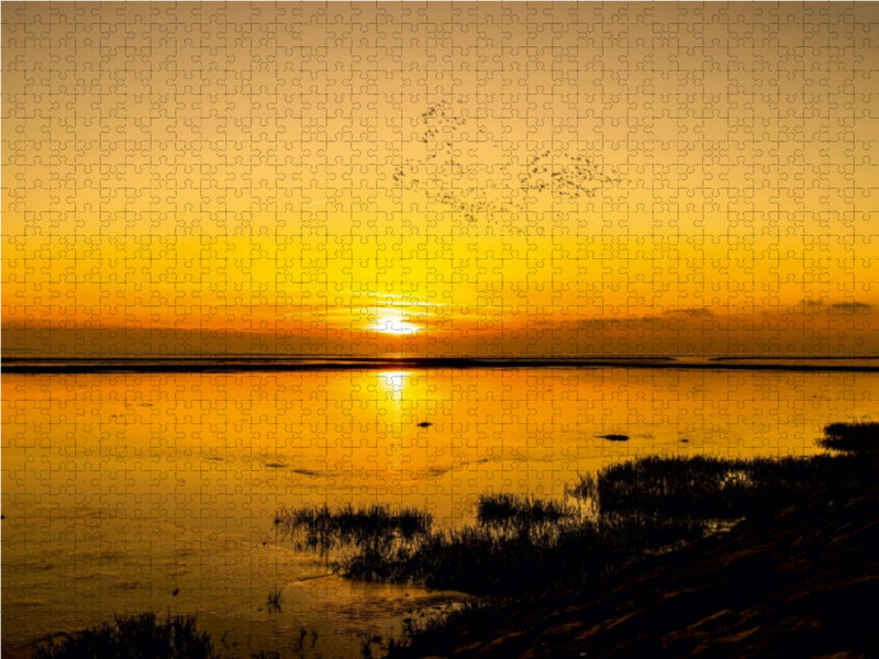 Sonnenuntergang 1000 Teile Puzzle quer - CALVENDO Foto-Puzzle'