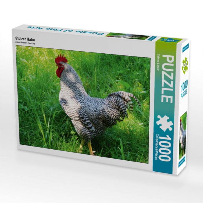 Proud Rooster - CALVENDO photo puzzle 