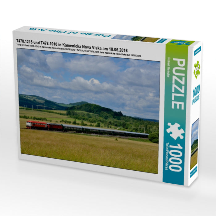 T478.1215 und T478.1010 in Kamenicka Nova Viska am 18.06.2016 1000 Teile Puzzle quer - CALVENDO Foto-Puzzle'