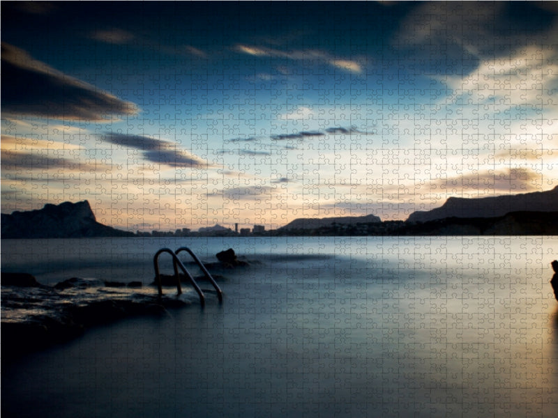Cap Blanc Sonnenuntergang 1000 Teile Puzzle quer - CALVENDO Foto-Puzzle'
