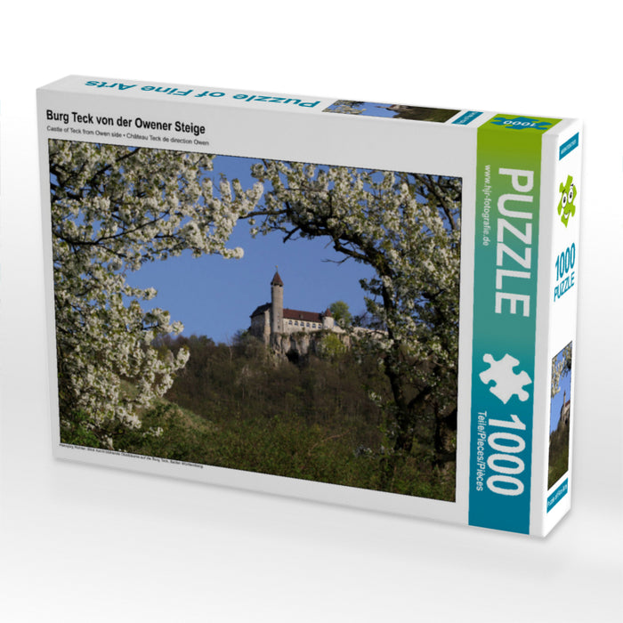 Burg Teck von der Owener Steige 2000 Teile Puzzle quer - CALVENDO Foto-Puzzle'