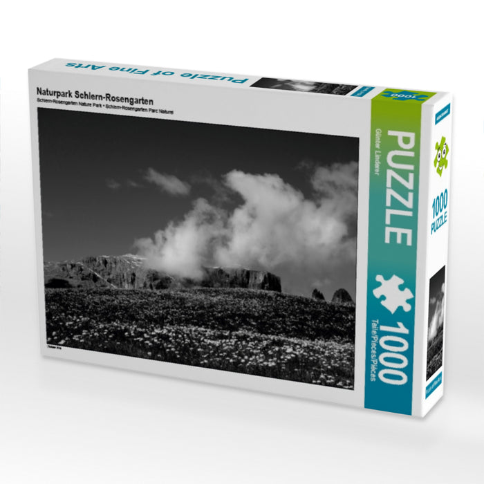 Naturpark Schlern-Rosengarten 1000 Teile Puzzle quer - CALVENDO Foto-Puzzle'