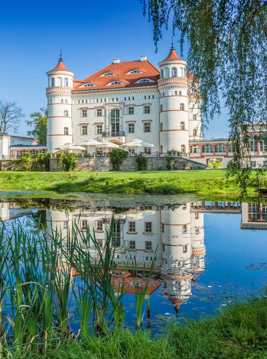 Schloss Schildau nahe Hirschberg - CALVENDO Foto-Puzzle'