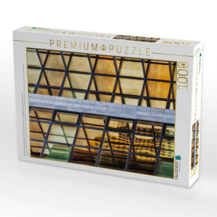 Ein Motiv aus dem Kalender Frankfurts Architekturen - Spiegelbilder der Bürostadt Niederrad - CALVENDO Foto-Puzzle'