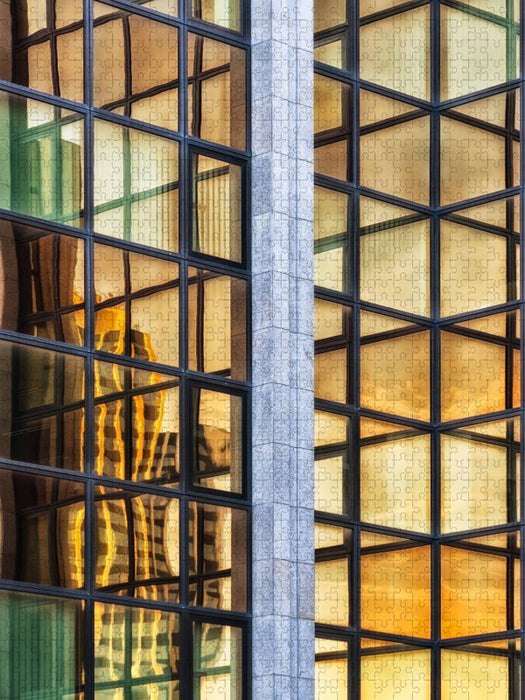 Ein Motiv aus dem Kalender Frankfurts Architekturen - Spiegelbilder der Bürostadt Niederrad - CALVENDO Foto-Puzzle'
