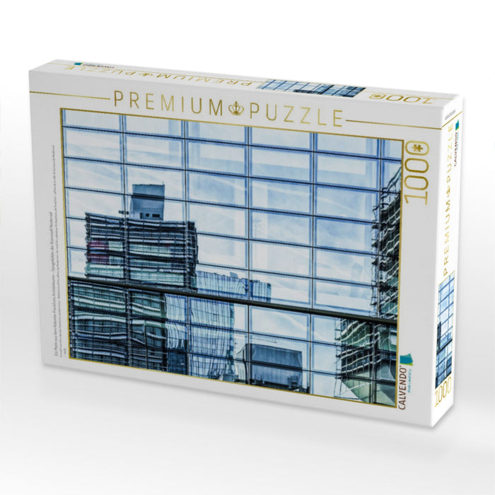 Ein Motiv aus dem Kalender Frankfurts Architekturen - Spiegelbilder der Bürostadt Niederrad - CALVENDO Foto-Puzzle'