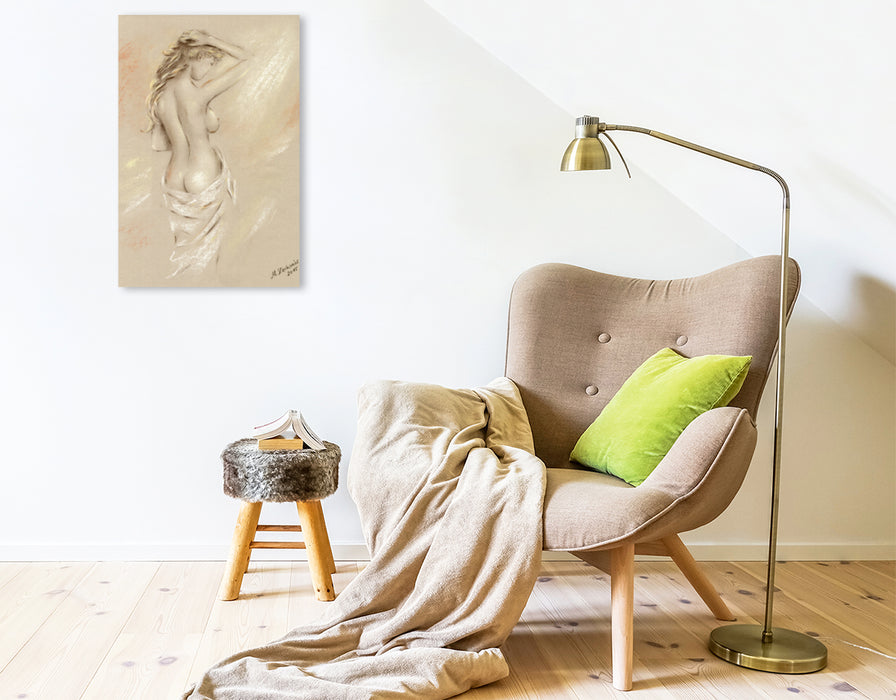 Premium Textil-Leinwand Premium Textil-Leinwand 50 cm x 75 cm hoch Reizvolle Rundungen
