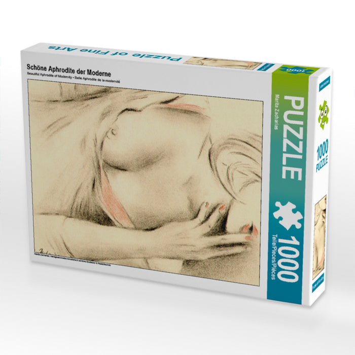 Schöne Aphrodite der Moderne 1000 Teile Puzzle hoch - CALVENDO Foto-Puzzle'