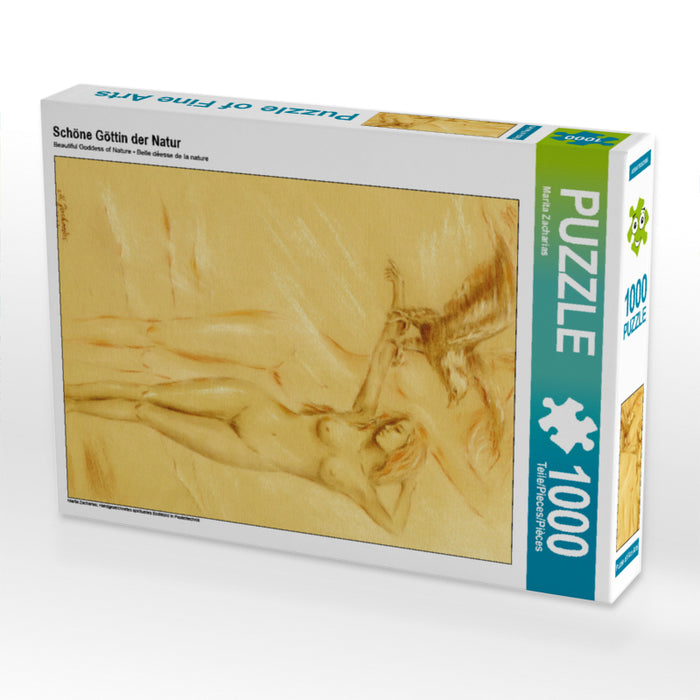 Schöne Göttin der Natur 1000 Teile Puzzle hoch - CALVENDO Foto-Puzzle'