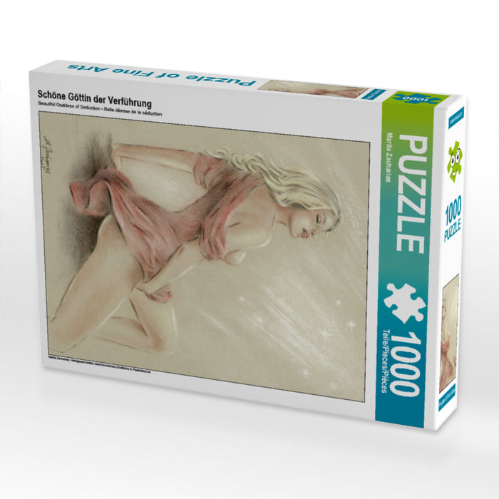 Schöne Göttin der Verführung 2000 Teile Puzzle hoch - CALVENDO Foto-Puzzle'
