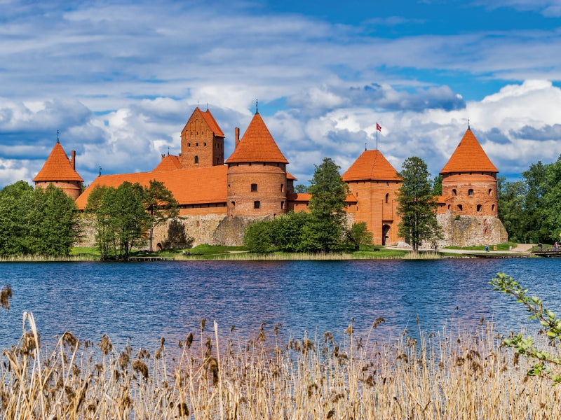 Wasserburg Trakai, Litauen 1000 Teile Puzzle quer - CALVENDO Foto-Puzzle'