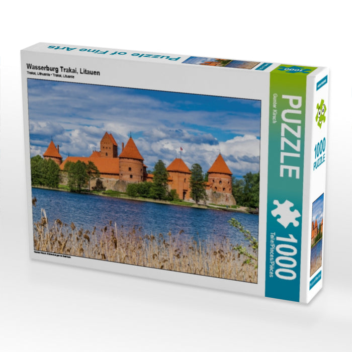 Wasserburg Trakai, Litauen 1000 Teile Puzzle quer - CALVENDO Foto-Puzzle'