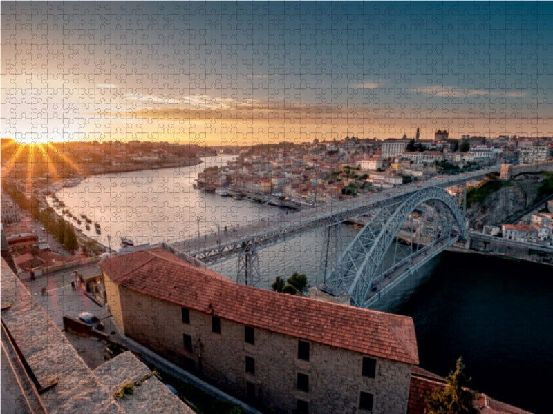 Porto 1000 Teile Puzzle quer - CALVENDO Foto-Puzzle'