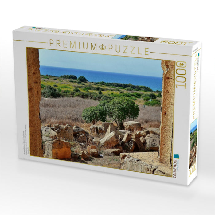 Die griechischen Ruinen in Selinunt - CALVENDO Foto-Puzzle'