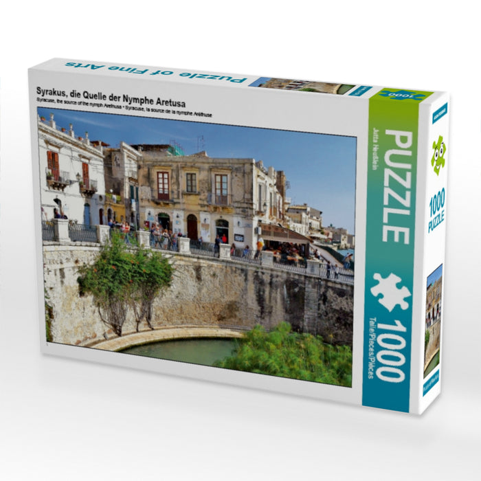 Syrakus, die Quelle der Nymphe Aretusa 1000 Teile Puzzle quer - CALVENDO Foto-Puzzle'