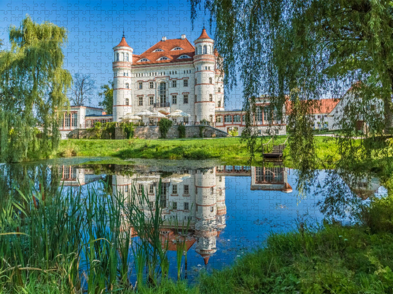 Schloss Schildau nahe Hirschberg - CALVENDO Foto-Puzzle'