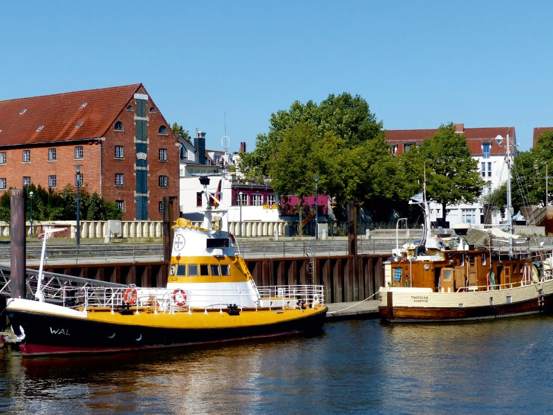 Blick in den Museumshaven 1000 Teile Puzzle quer - CALVENDO Foto-Puzzle'