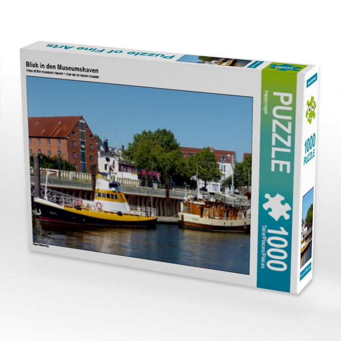 Blick in den Museumshaven 1000 Teile Puzzle quer - CALVENDO Foto-Puzzle'