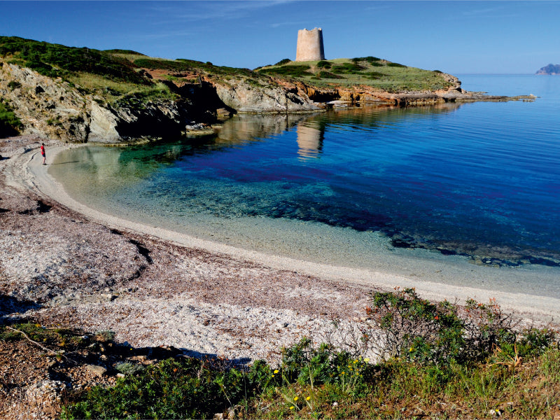 einsame Bucht mit Torre 1000 Teile Puzzle quer - CALVENDO Foto-Puzzle'