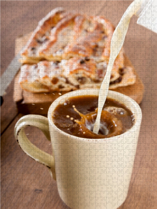 Coffee and Danish pastries - CALVENDO photo puzzle 