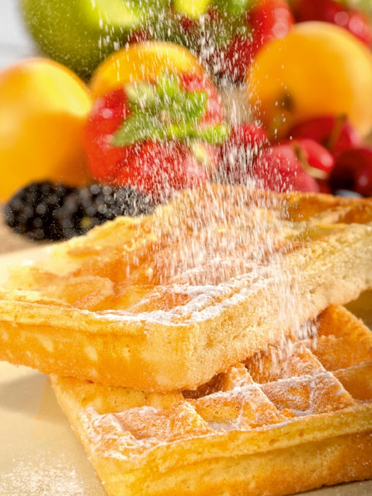Frische Waffeln mit Obst 1000 Teile Puzzle hoch - CALVENDO Foto-Puzzle'