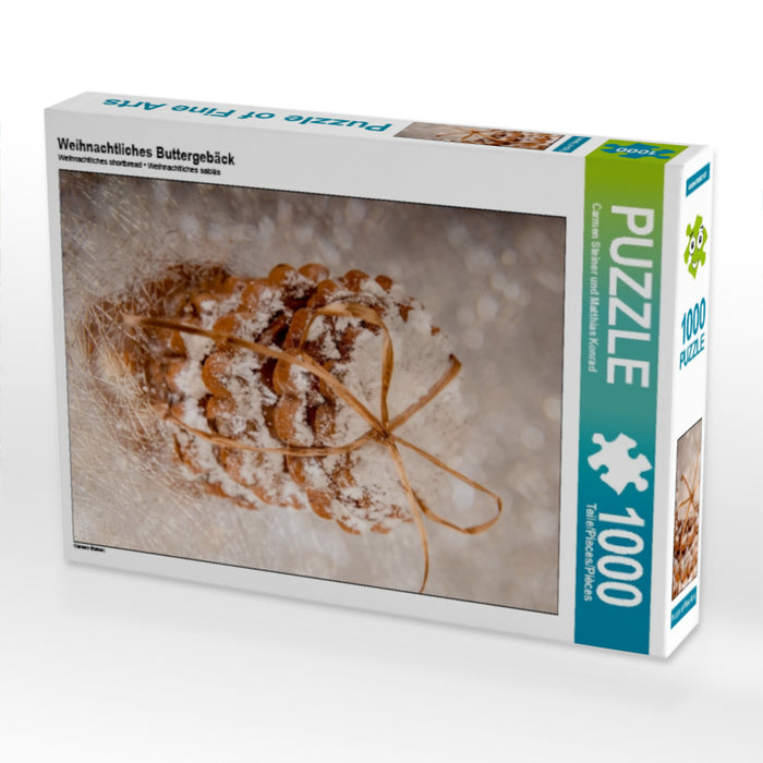 Weihnachtliches Buttergebäck 1000 Teile Puzzle hoch - CALVENDO Foto-Puzzle'