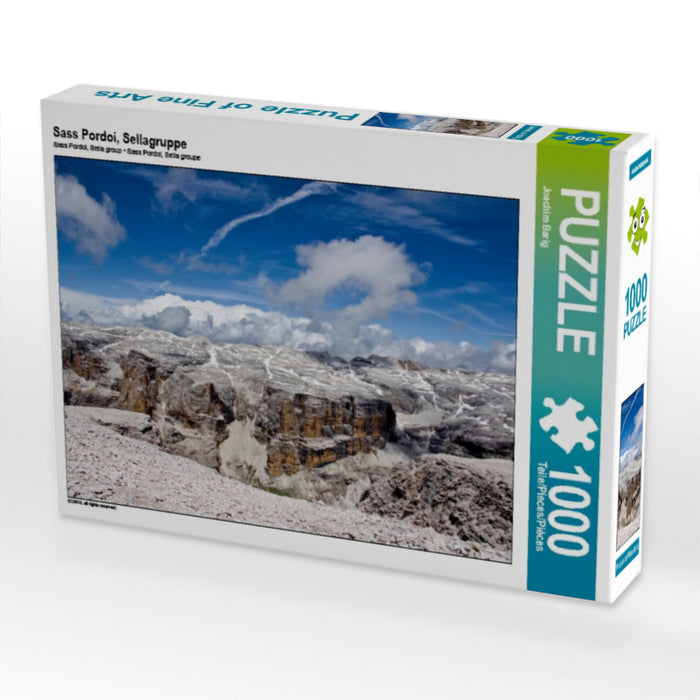 Sass Pordoi, Sella Group - CALVENDO photo puzzle 