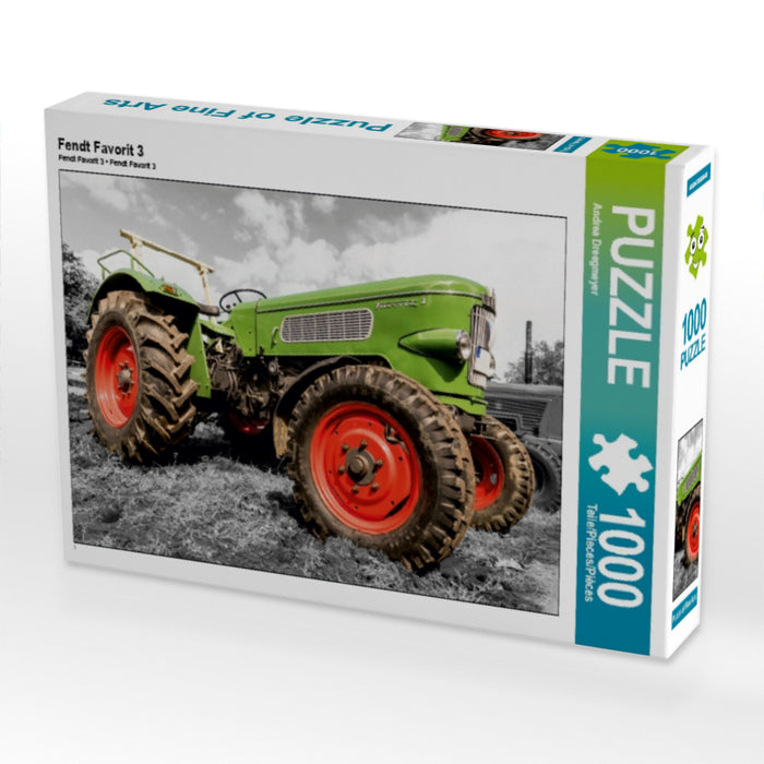 Fendt Favorit 3 1000 Teile Puzzle quer - CALVENDO Foto-Puzzle'