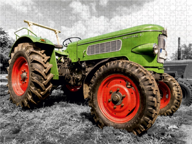 Fendt Favorit 3 1000 Teile Puzzle quer - CALVENDO Foto-Puzzle'