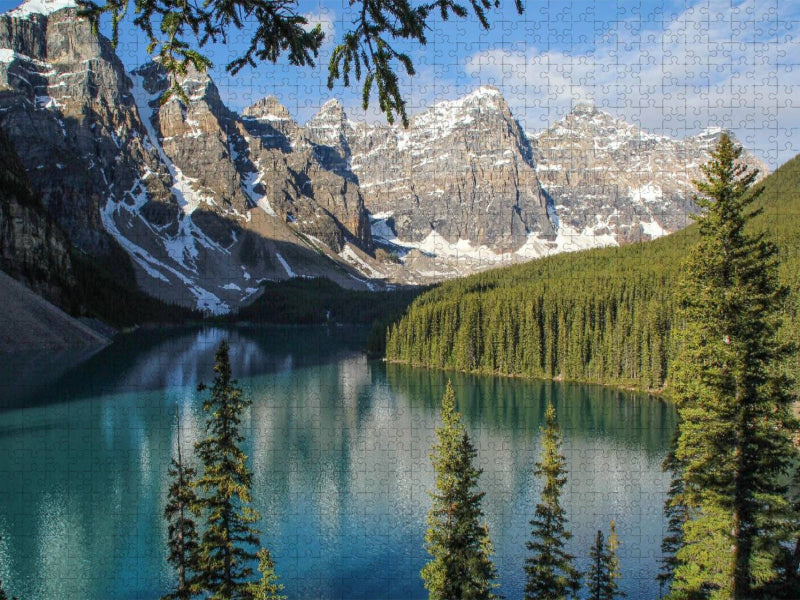 Moraine Lake, Banff National Park, Canada - CALVENDO Foto-Puzzle'