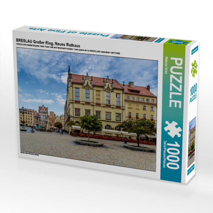 BRESLAU Großer Ring, Neues Rathaus 1000 Teile Puzzle quer - CALVENDO Foto-Puzzle'