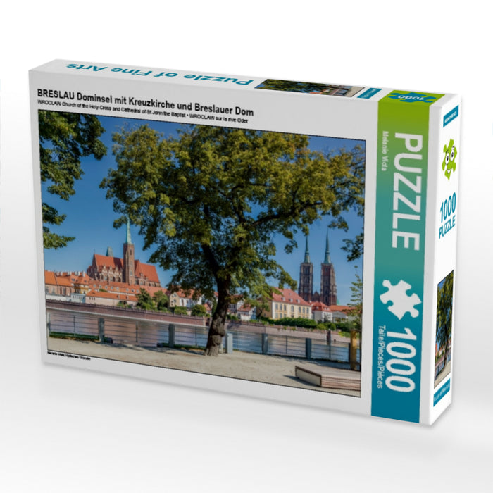 WRESLAU Cathedral Island with Kreuzkirche and Wroclaw Cathedral - CALVENDO photo puzzle 