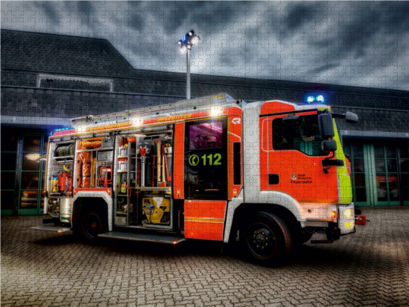 HLF (BF Salzgitter) 1000 Teile Puzzle quer - CALVENDO Foto-Puzzle'