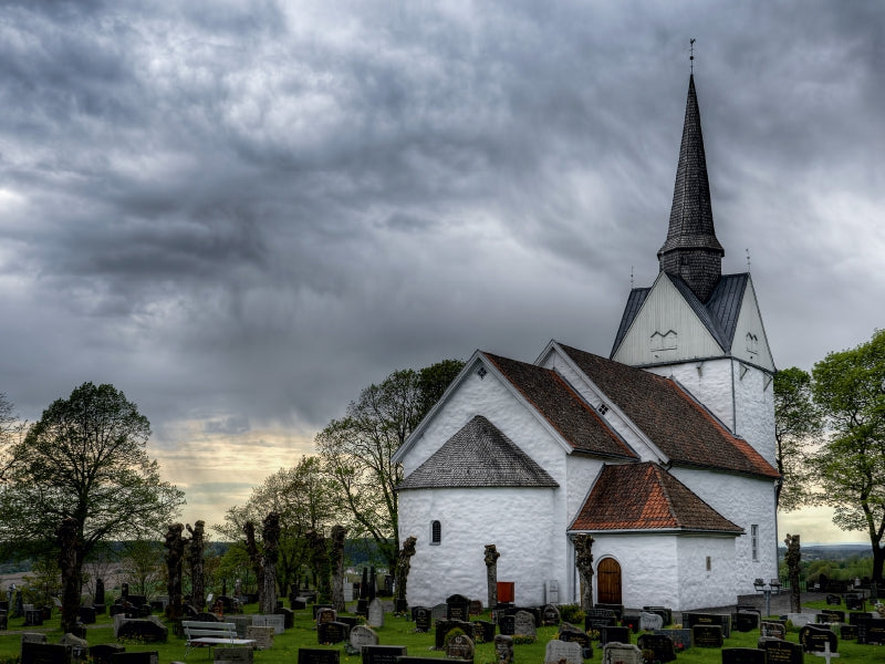 Råde Kirche 1000 Teile Puzzle quer - CALVENDO Foto-Puzzle'