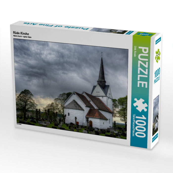 Råde Kirche 1000 Teile Puzzle quer - CALVENDO Foto-Puzzle'