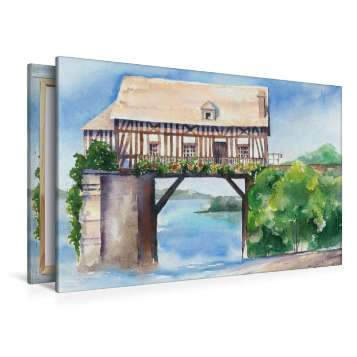 Premium Textil-Leinwand Mühle bei Vernon