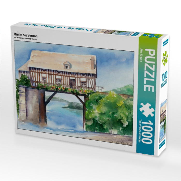 Moulin près de Vernon - Puzzle photo CALVENDO 