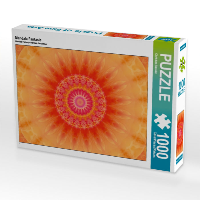 Mandala Fantasie 1000 Teile Puzzle quer - CALVENDO Foto-Puzzle'