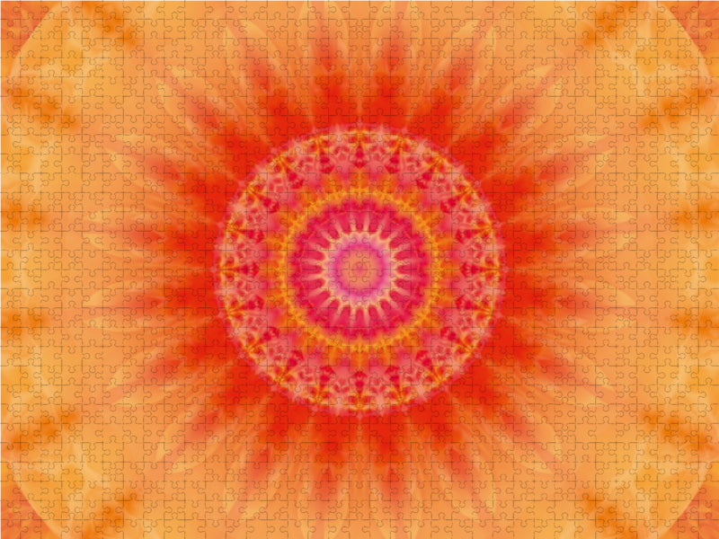 Mandala Fantasie 1000 Teile Puzzle quer - CALVENDO Foto-Puzzle'