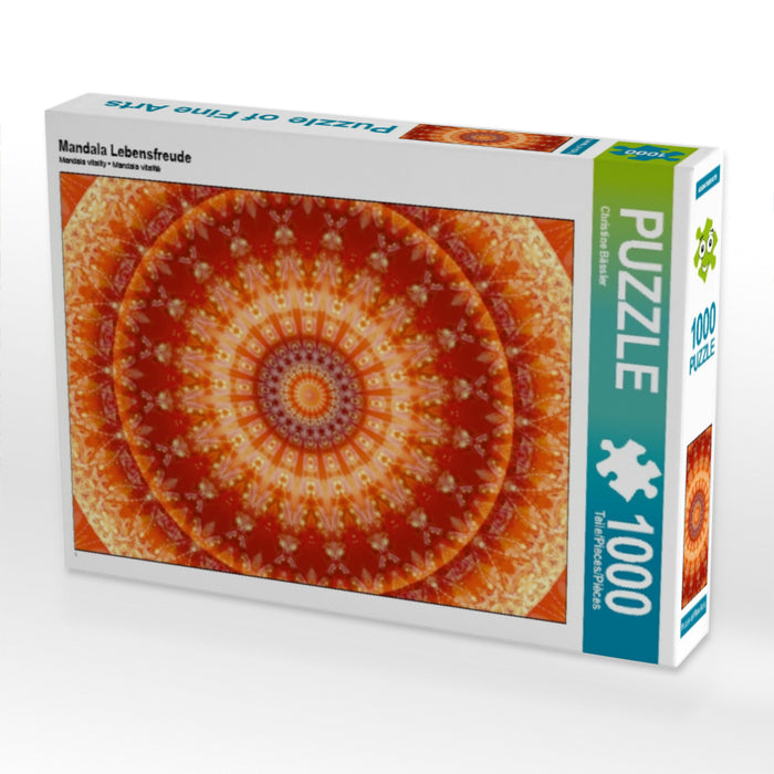 Mandala joy of life - CALVENDO photo puzzle 